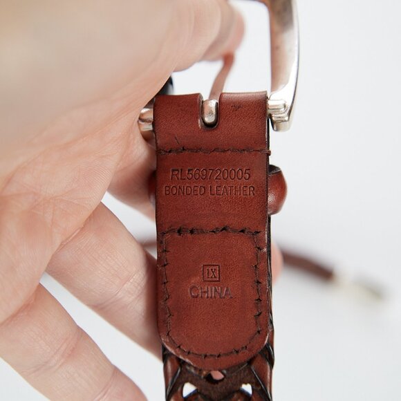 Relic Brown Braided Leather Belt NEW Size 1X - Picture 5 of 5